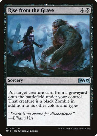 Rise from the Grave [Core Set 2019] | Lots Moore NSW