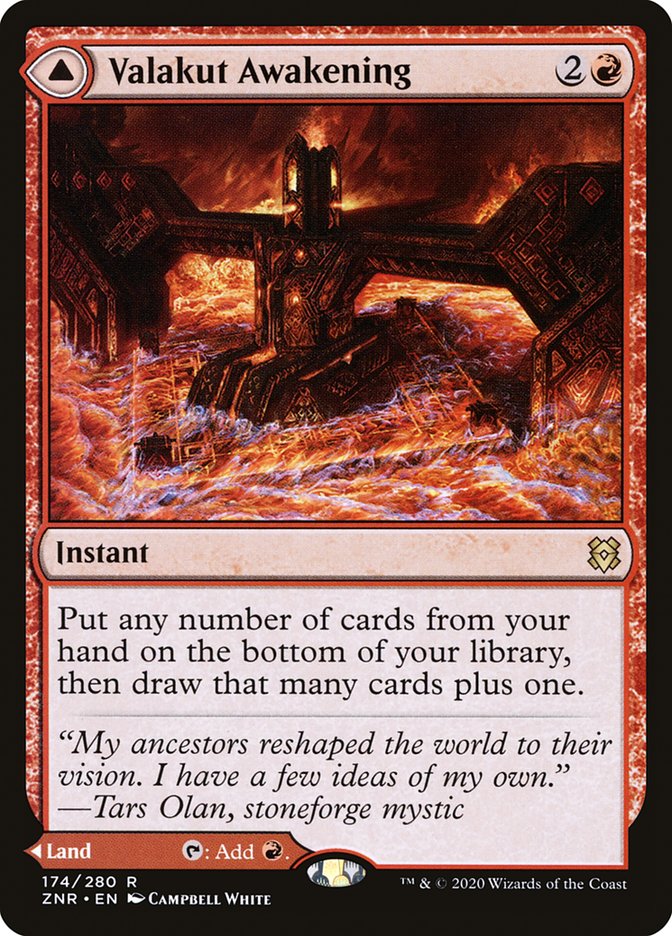 Valakut Awakening // Valakut Stoneforge [Zendikar Rising] | Lots Moore NSW