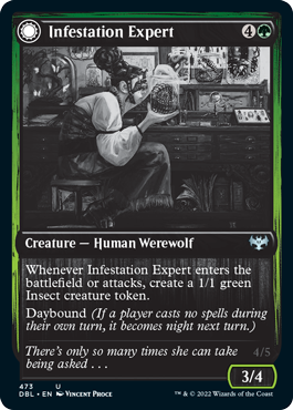 Infestation Expert // Infested Werewolf [Innistrad: Double Feature] | Lots Moore NSW
