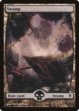 Swamp (241) - Full Art [Zendikar] | Lots Moore NSW