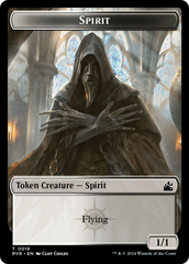 Spirit (0018) // Spirit (0004) Double-Sided Token [Ravnica Remastered Tokens] | Lots Moore NSW