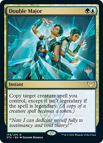 Double Major (Promo Pack) [Strixhaven: School of Mages Promos] | Lots Moore NSW