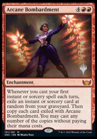 Arcane Bombardment (Promo Pack) [Streets of New Capenna Promos] | Lots Moore NSW