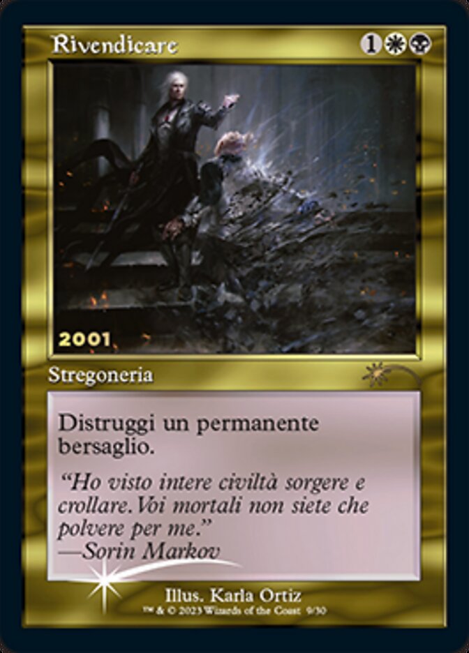 Rivendicare (Vindicate) [30th Anniversary Promos] | Lots Moore NSW