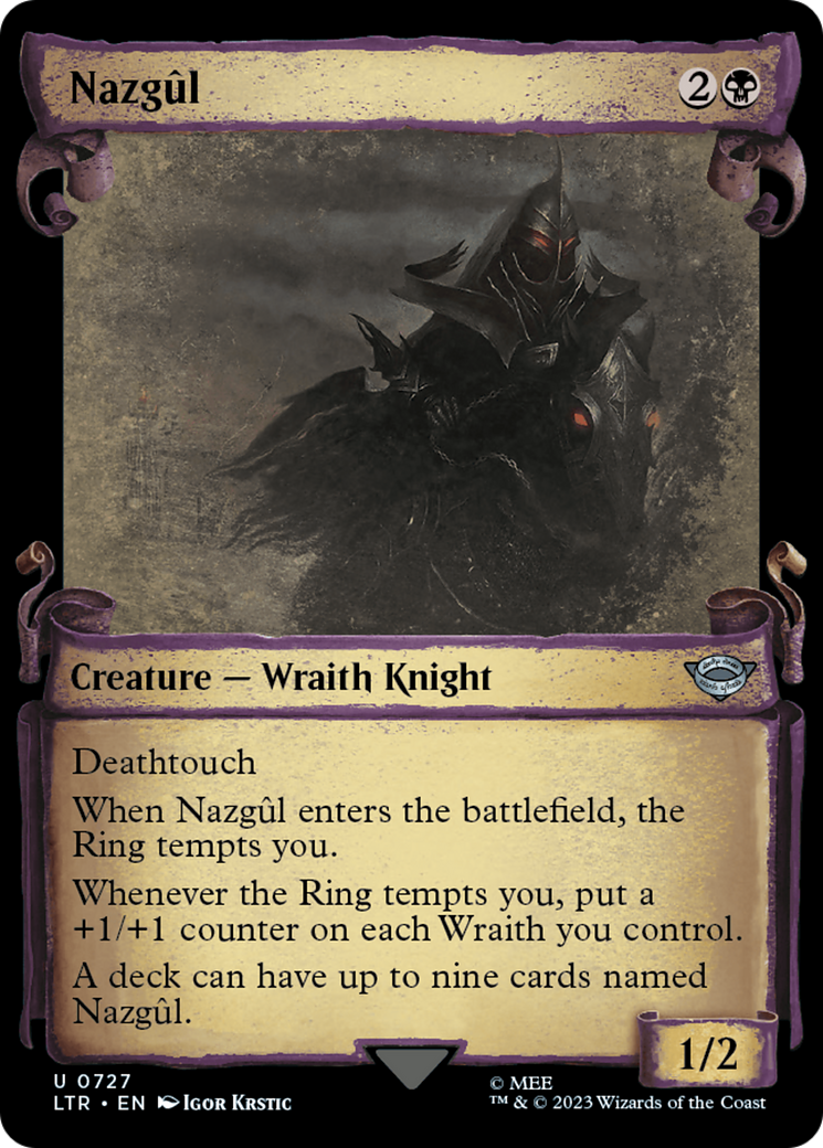 Nazgul (0727) [The Lord of the Rings: Tales of Middle-Earth Showcase Scrolls] | Lots Moore NSW