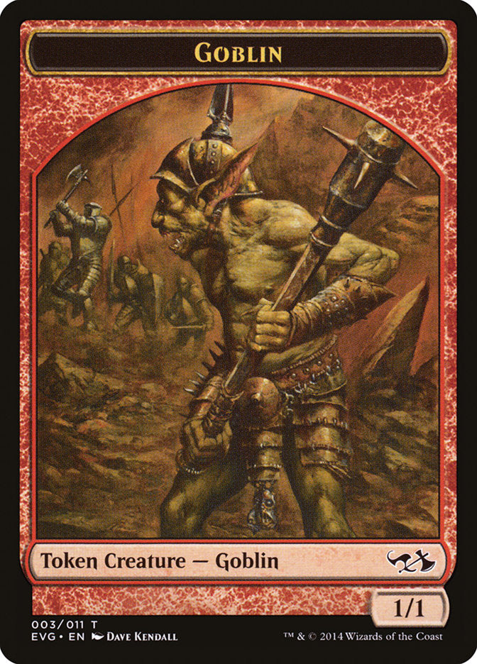 Goblin Token (Elves vs. Goblins) [Duel Decks Anthology Tokens] | Lots Moore NSW