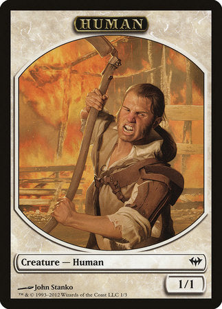 Human Token [Dark Ascension Tokens] | Lots Moore NSW