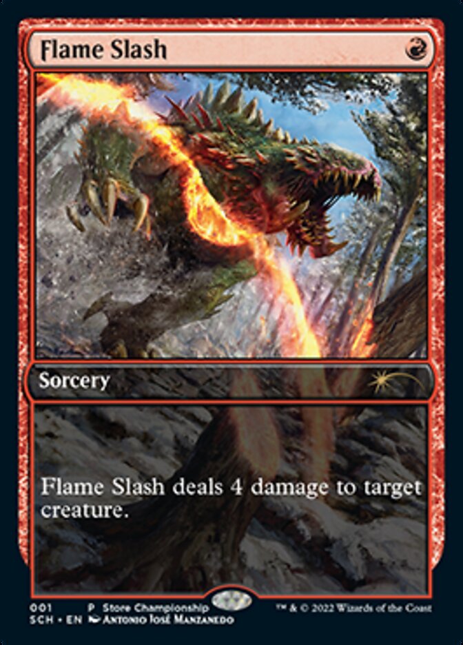 Flame Slash (Extended Art) [Store Championships 2022] | Lots Moore NSW