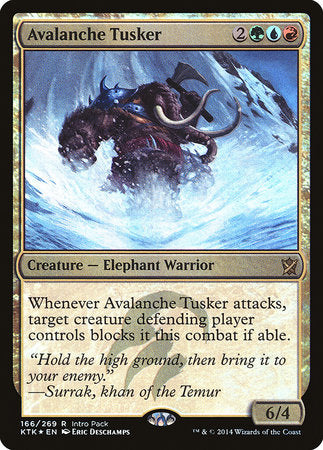 Avalanche Tusker [Khans of Tarkir Promos] | Lots Moore NSW