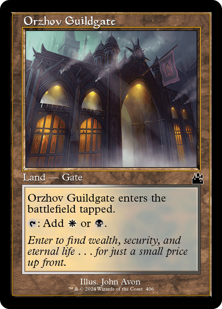 Orzhov Guildgate (Retro Frame) [Ravnica Remastered] | Lots Moore NSW