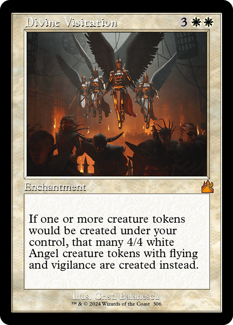 Divine Visitation (Retro Frame) [Ravnica Remastered] | Lots Moore NSW