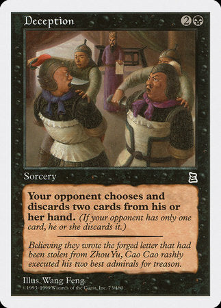 Deception [Portal Three Kingdoms] | Lots Moore NSW