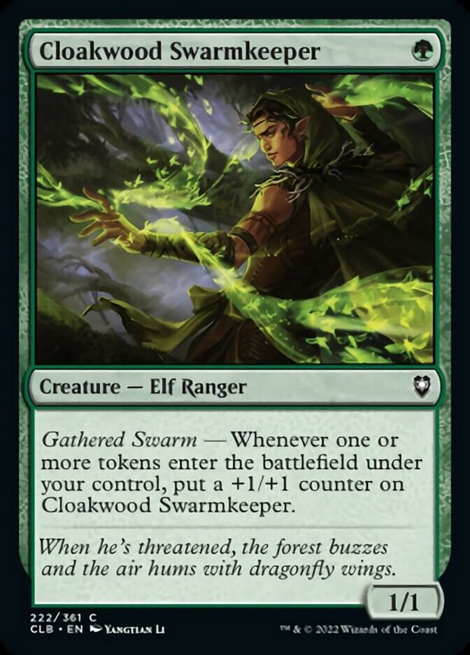 Cloakwood Swarmkeeper [Commander Legends: Battle for Baldur's Gate] | Lots Moore NSW