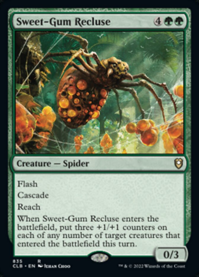 Sweet-Gum Recluse [Commander Legends: Battle for Baldur's Gate] | Lots Moore NSW