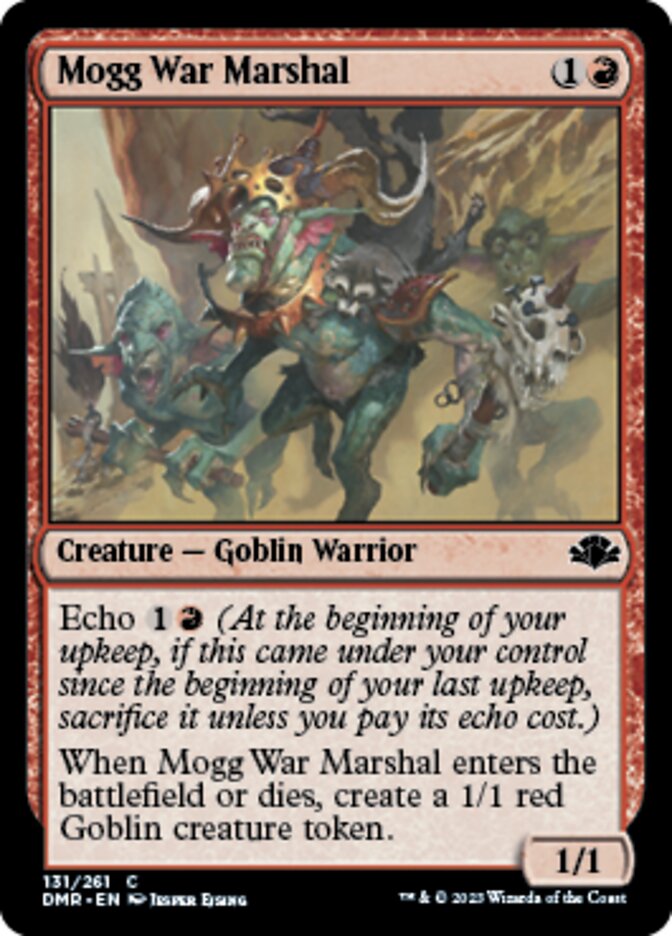 Mogg War Marshal [Dominaria Remastered] | Lots Moore NSW