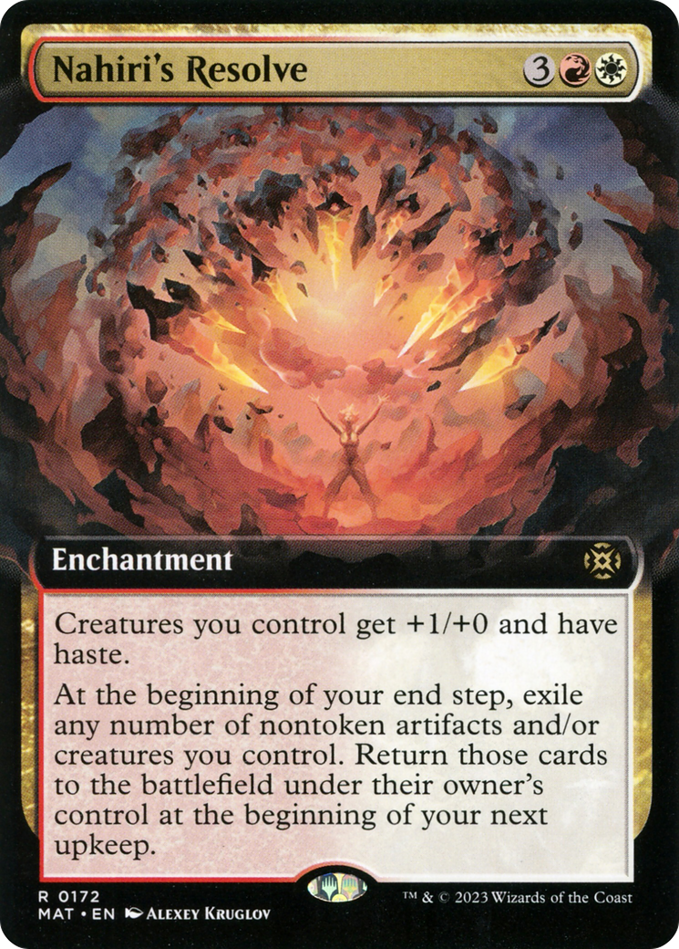 Nahiri's Resolve (Extended Art) [March of the Machine: The Aftermath] | Lots Moore NSW