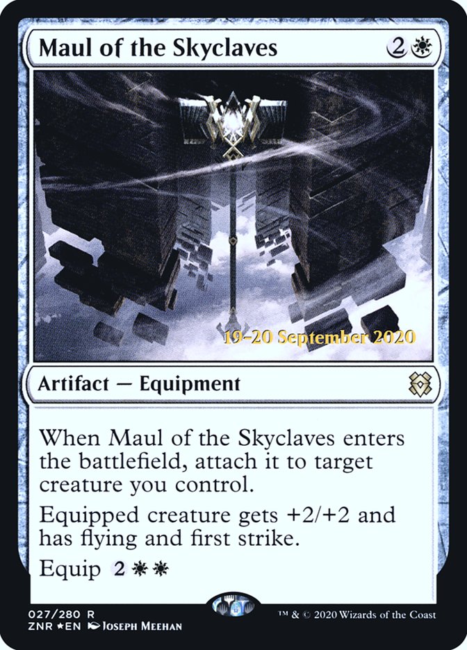 Maul of the Skyclaves  (Prerelease) [Zendikar Rising Prerelease Promos] | Lots Moore NSW