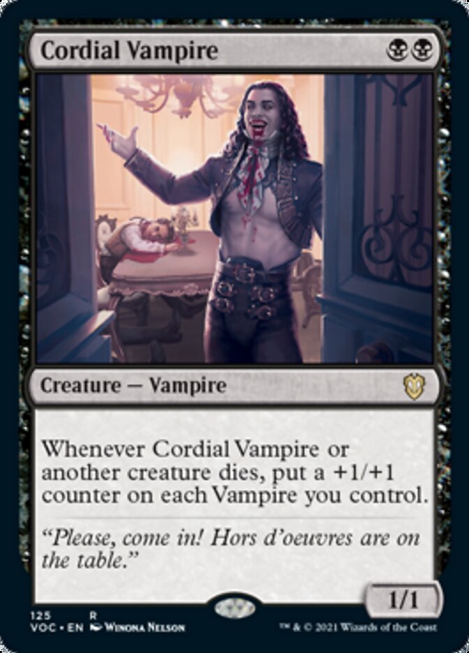 Cordial Vampire [Innistrad: Crimson Vow Commander] | Lots Moore NSW