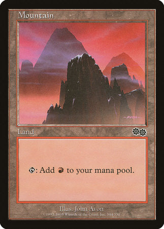 Mountain (344) [Urza's Saga] | Lots Moore NSW