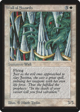 Wall of Swords [Limited Edition Beta] | Lots Moore NSW