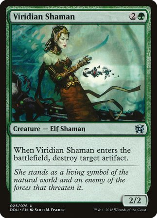 Viridian Shaman [Duel Decks: Elves vs. Inventors] | Lots Moore NSW