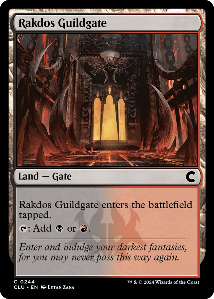 Rakdos Guildgate [Ravnica: Clue Edition] | Lots Moore NSW