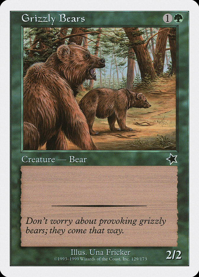 Grizzly Bears [Starter 1999] | Lots Moore NSW