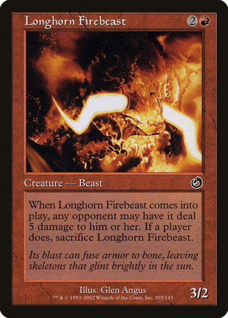 Longhorn Firebeast [Torment] | Lots Moore NSW
