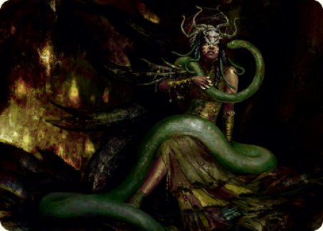 Saryth, the Viper's Fang Art Card [Innistrad: Midnight Hunt Art Series] | Lots Moore NSW