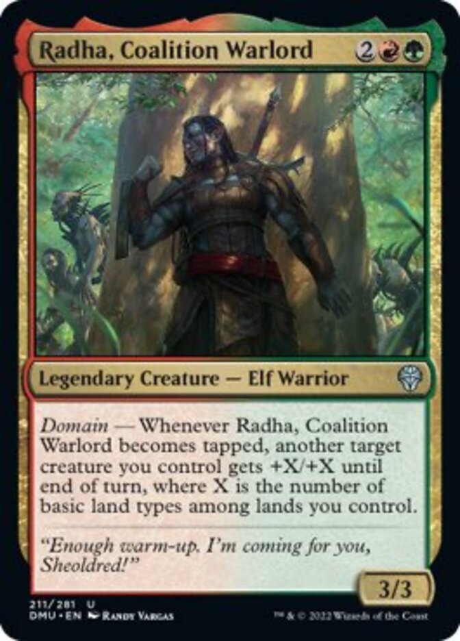 Radha, Coalition Warlord [Dominaria United] | Lots Moore NSW