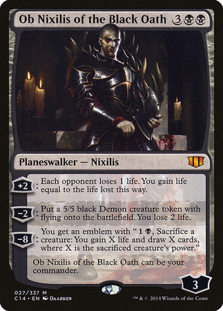 Ob Nixilis of the Black Oath [Commander 2014] | Lots Moore NSW