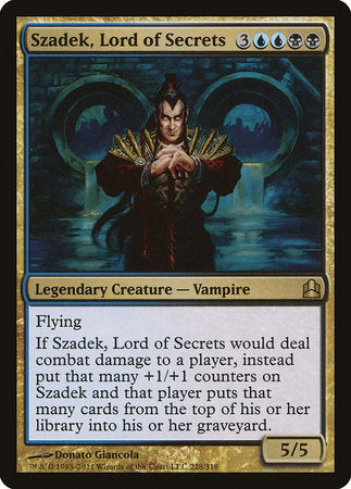 Szadek, Lord of Secrets [Commander 2011] | Lots Moore NSW