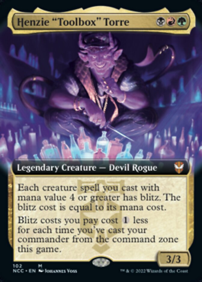 Henzie "Toolbox" Torre (Extended Art) [Streets of New Capenna Commander] | Lots Moore NSW