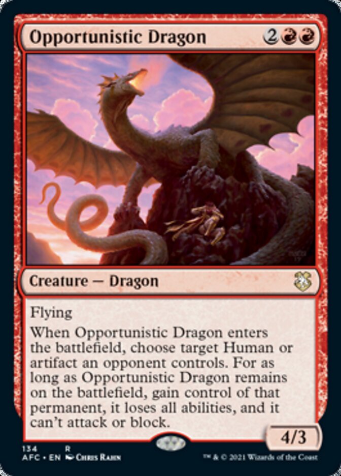 Opportunistic Dragon [Dungeons & Dragons: Adventures in the Forgotten Realms Commander] | Lots Moore NSW