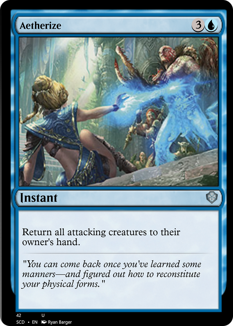 Aetherize [Starter Commander Decks] | Lots Moore NSW