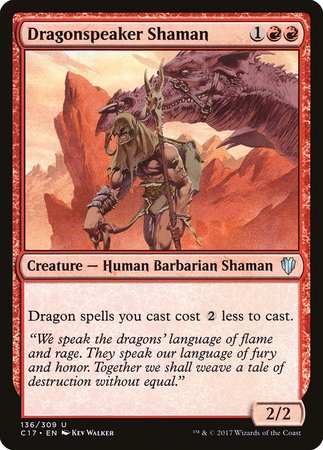 Dragonspeaker Shaman [Commander 2017] | Lots Moore NSW