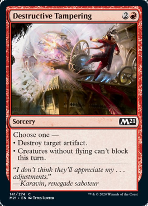 Destructive Tampering [Core Set 2021] | Lots Moore NSW