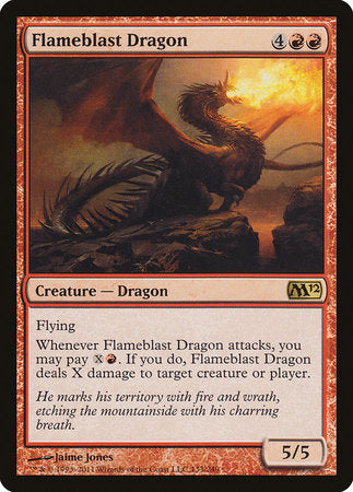 Flameblast Dragon [Magic 2012] | Lots Moore NSW