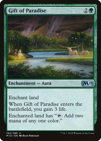 Gift of Paradise [Core Set 2019] | Lots Moore NSW