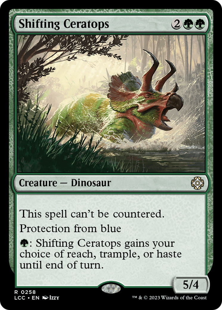 Shifting Ceratops [The Lost Caverns of Ixalan Commander] | Lots Moore NSW