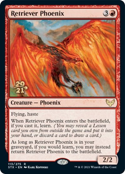 Retriever Phoenix [Strixhaven: School of Mages Prerelease Promos] | Lots Moore NSW