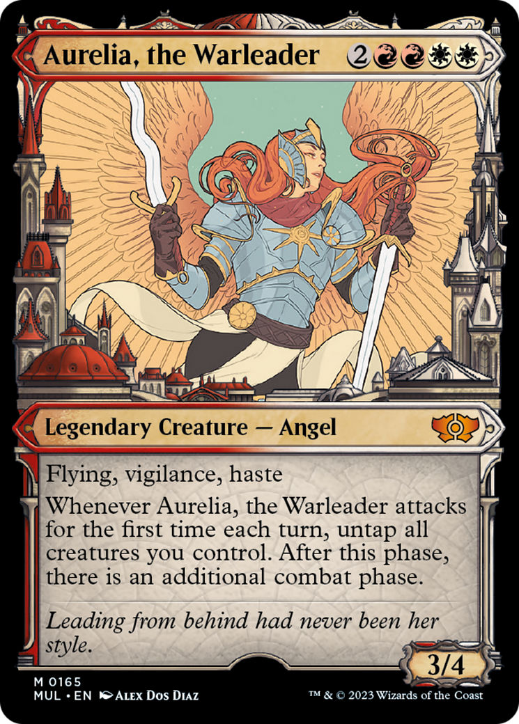 Aurelia, the Warleader (Halo Foil) [Multiverse Legends] | Lots Moore NSW