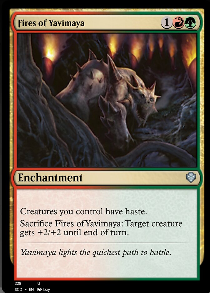 Fires of Yavimaya [Starter Commander Decks] | Lots Moore NSW