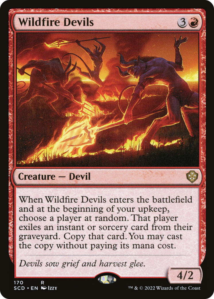Wildfire Devils [Starter Commander Decks] | Lots Moore NSW