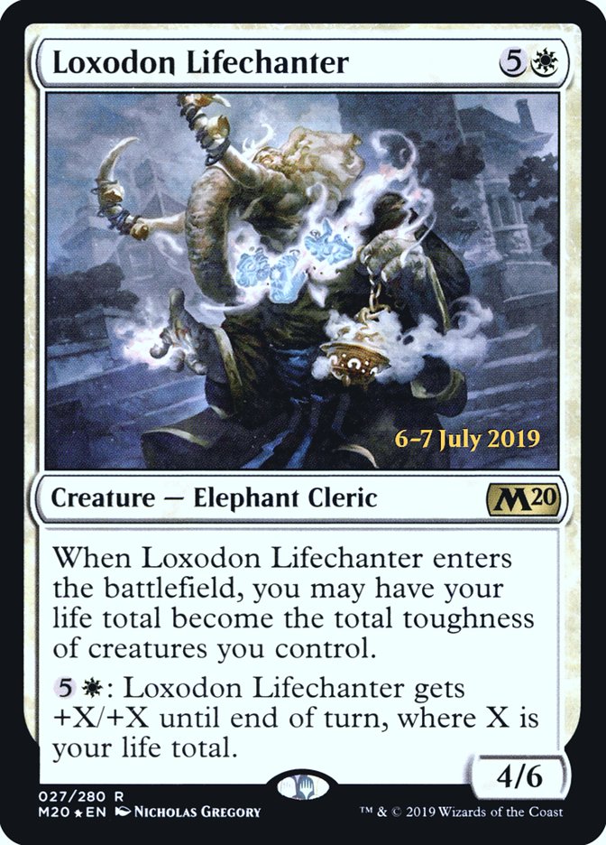 Loxodon Lifechanter  [Core Set 2020 Prerelease Promos] | Lots Moore NSW