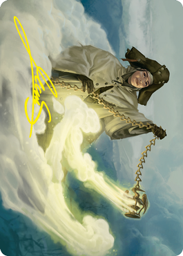 Traveling Minister Art Card (Gold-Stamped Signature) [Innistrad: Crimson Vow Art Series] | Lots Moore NSW