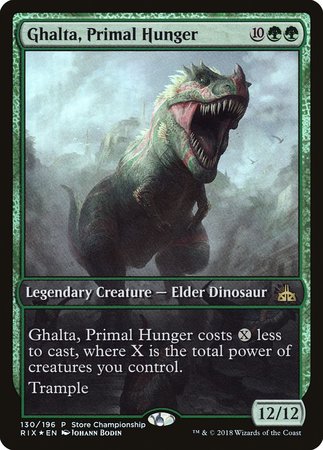 Ghalta, Primal Hunger [Rivals of Ixalan Promos] | Lots Moore NSW