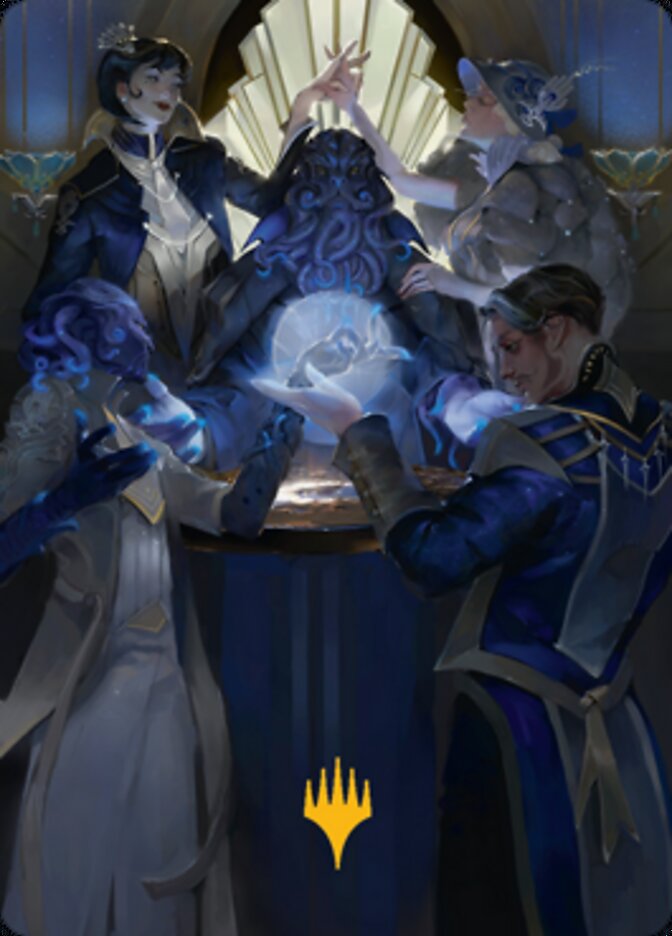 Obscura Ascendancy Art Card (Gold-Stamped Signature) [Streets of New Capenna Art Series] | Lots Moore NSW