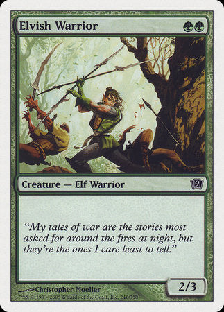 Elvish Warrior [Ninth Edition] | Lots Moore NSW