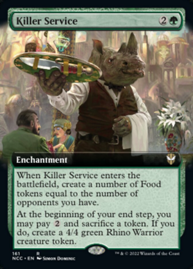 Killer Service (Extended Art) [Streets of New Capenna Commander] | Lots Moore NSW